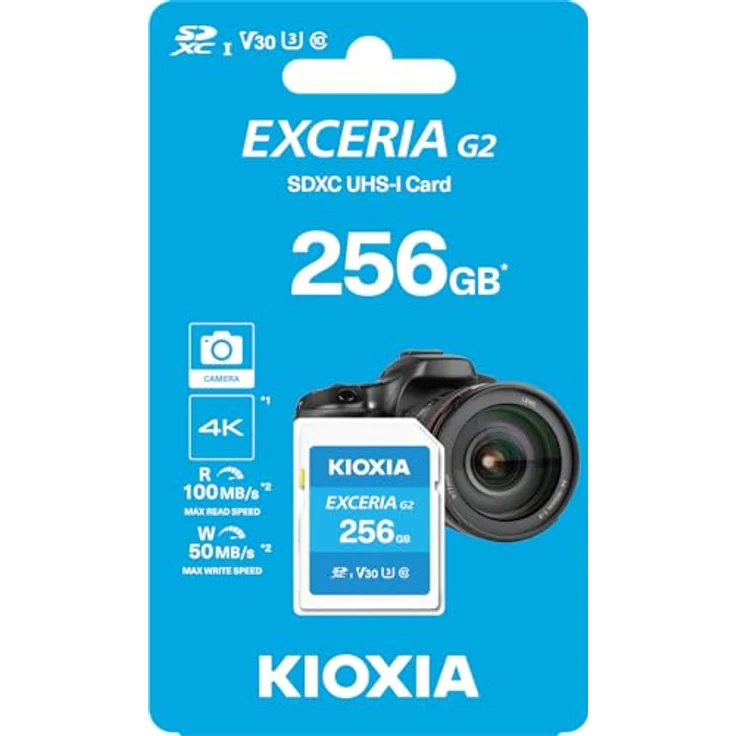 Kioxia Exceria G2, microSDXC Speicherkarte 256GB, U3, UHS-I, blau – Bild 1