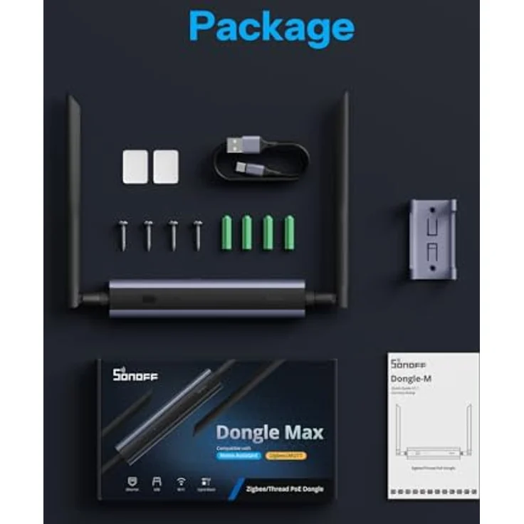 SONOFF Zigbee/Thread PoE Dongle Max, Ethernet-, Wi-Fi- und USB-fähiges Zigbee-Gateway mit EFR32MG24&EFR32D0, Multi-Firmware-Support und 360° Signalabdeckung – Bild 5