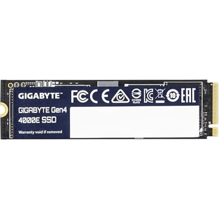 Gigabyte SSD GBT 4000E M.2 1TB PCIe Gen4x4 2280 (1000 GB, M.2 2280), SSD - Hochleistungs SSD-Festplatte mit 4900 / 3900 Lesegeschwindigkeit