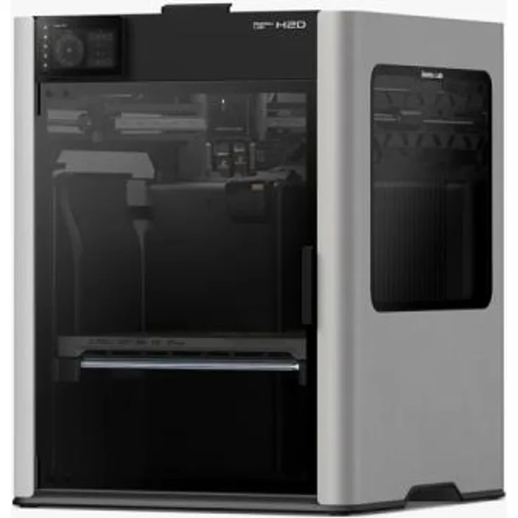 Bambu Lab H2D, 3D Drucker mit Dual-Hotend-Technologie, großem Bauvolumen 350 × 320 × 325 mm, Hochtemperaturfähigkeiten bis 350°C