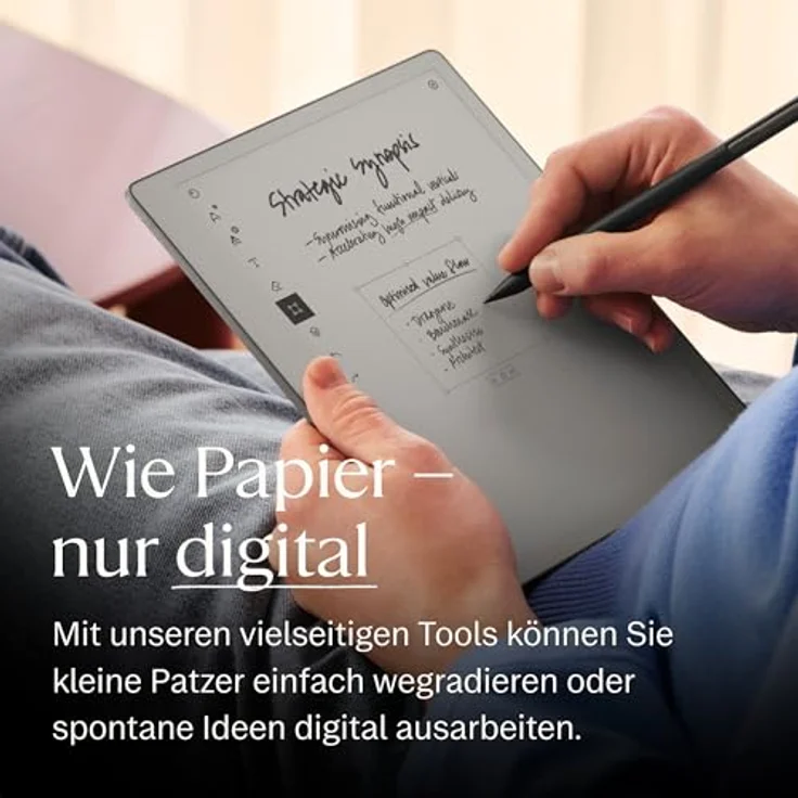 reMarkable Paper Pure – Paper Tablet mit 10,3-Zoll Schwarz-Weiß-Display, digitales Notizbuch mit Marker, ideal zum Denken, Schreiben und Lesen – Bild 4