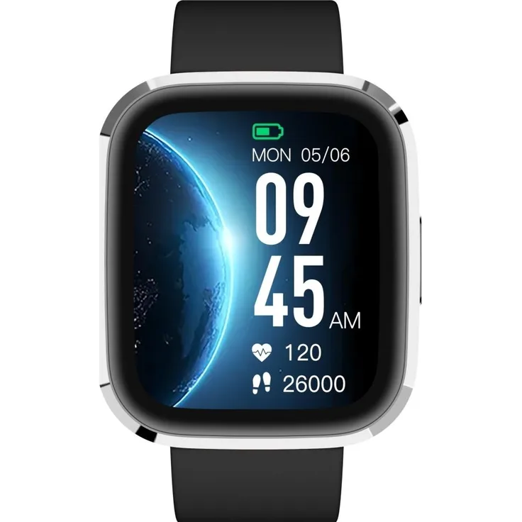 Garett Smartwatch Garett GRC STYLE Silver-black (1886 mm), Sportuhr + Smartwatch