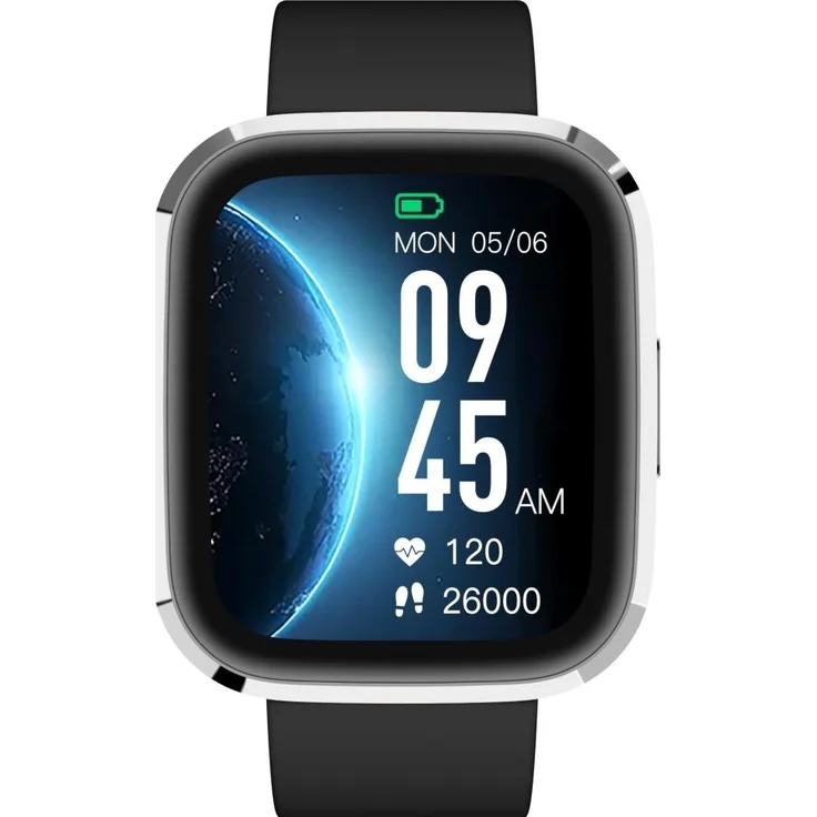 Garett Smartwatch Garett GRC STYLE Silver-black (1886 mm), Sportuhr + Smartwatch