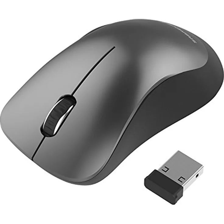 Sabrent Maus 1200 DPI, Mini optische Computermaus, Funkmaus 2.4 GHz Verbindung (MS-WRLS)