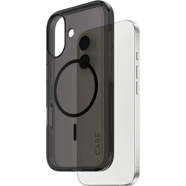 PanzerGlass Urban Explorer Smokey, Smartphone Hülle für Apple iPhone 17, Schutz bei Stürzen bis 1,2 m, Schwarz