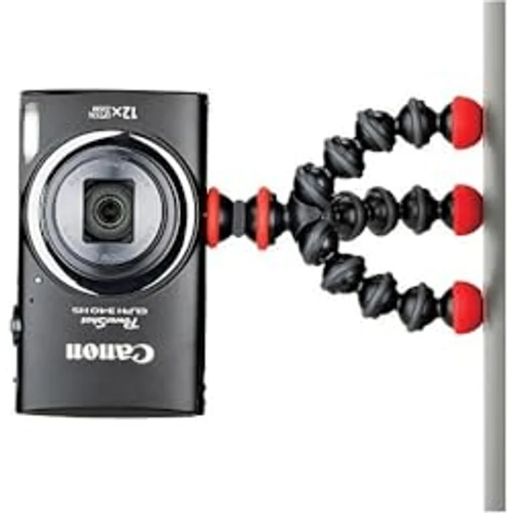 JOBY JB01504-BWW GorillaPod Magnetic Mini Stativ (mit Magnetfüßen für Point-&-Shoot, Kleine Kameras, Kompaktkameras, Blitz, Mikrofone, Action Kameras) – Bild 4