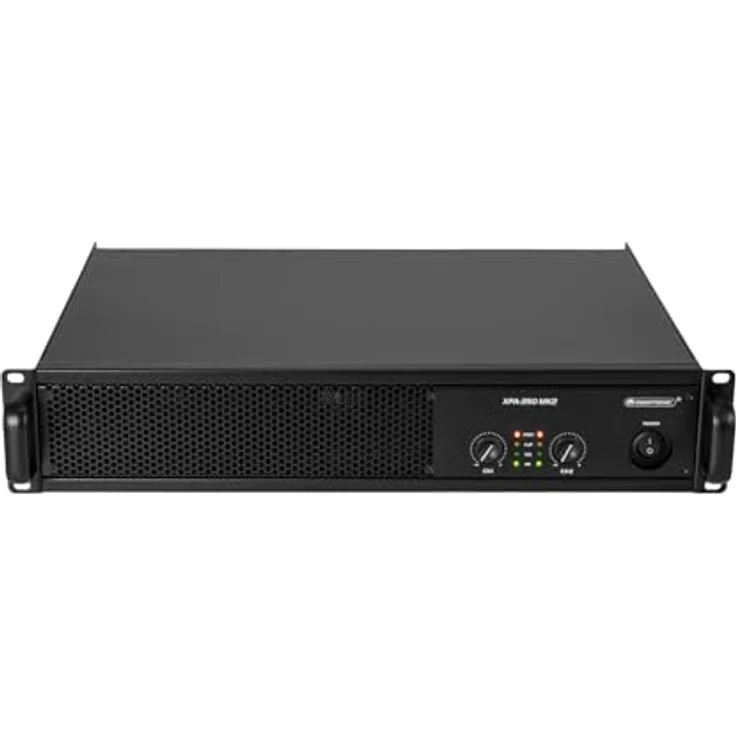 OMNITRONIC XPA-350 MK2 Endstufe | Class AB Stereo-PA-Verstärker mit Limiter, 2 x 175 W RMS (4 Ohm), 2 x 130 W RMS (8 Ohm) – Bild 1