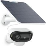 Reolink Argus 4 Pro, 4K Solar Überwachungskamera Aussen Akku, ColorX-Nachtsicht, 180°-Weitwinkel, 8MP Kabellose WLAN IP Kamera, Dual-band Wi-Fi 6, PIR- & KI-Erkennung, IP66-Wasserdicht, mit Solarpanel