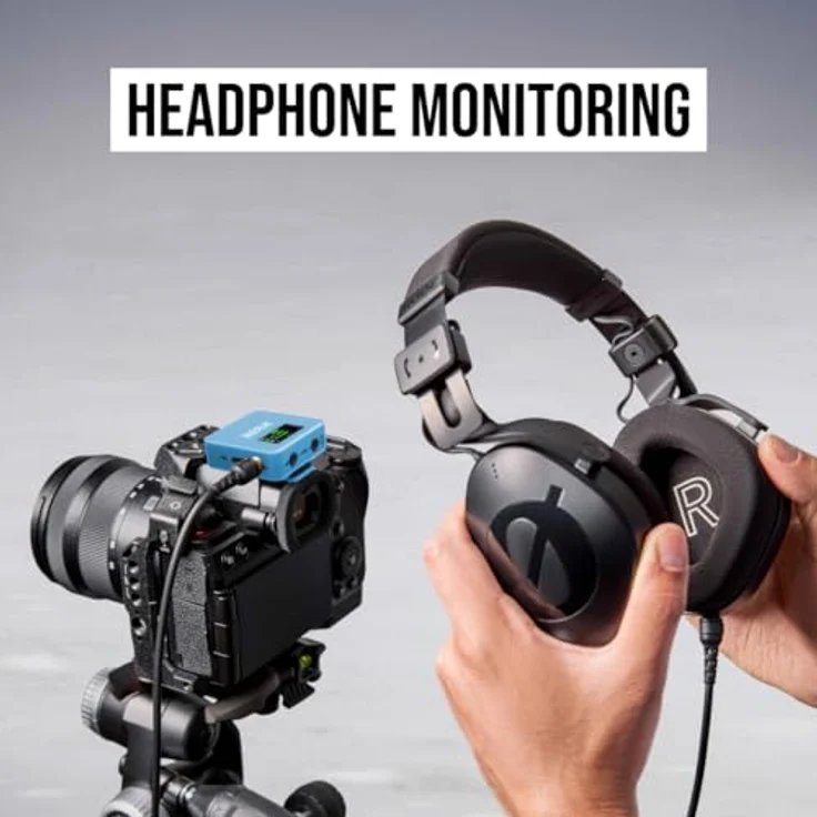 RØDE Wireless GO (Gen 3) – Kabelloses Mikrofon mit 32-Bit Float Aufnahme, automatischer Pegelregelung und 2,4 GHz digitale Übertragung, blau – Bild 7