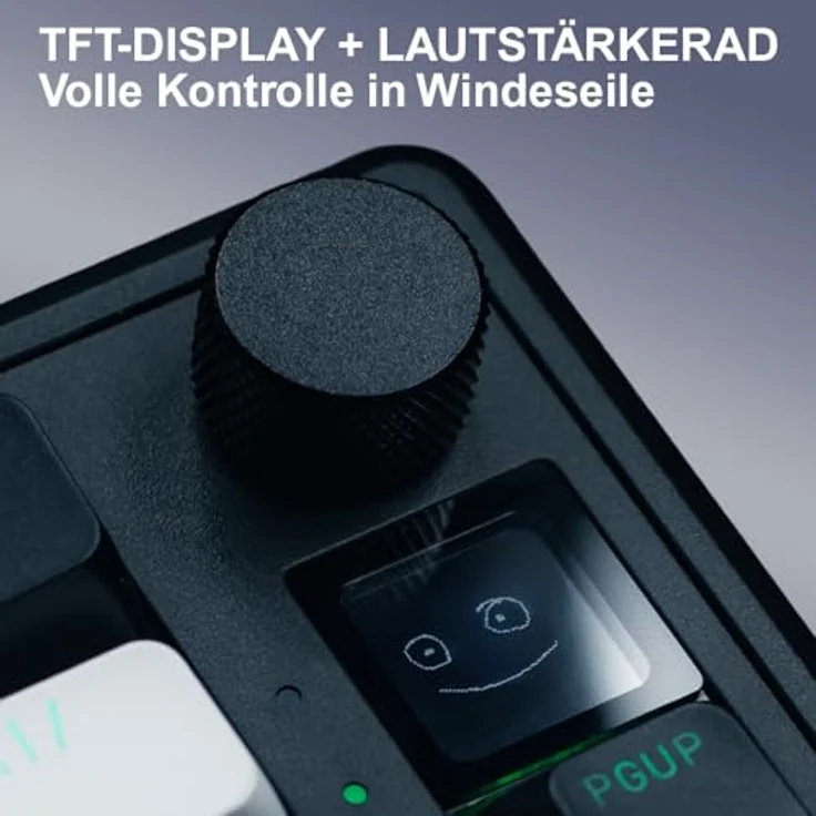 HATOR Skyfall 65 MAG ULTIMA 8K, Magnetische Gaming-Tastatur mit Rapid-Trigger, Magnetic Switches, 8000Hz, Wireless/Kabel, Schwarz, EU Layout (QWERTZ, QWERTY, AZERTY) – Bild 4