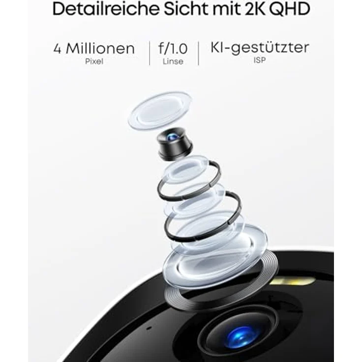 eufy Security eufyCam E40 2-Kamera-Set mit Homebase 2, kabellose 2K Solarkamera für außen, integriertes Solarpanel, MaxColor-Nachtsicht, erweiterbarer 16GB lokaler Speicher, ohne monatliche Abo-Kosten – Bild 3