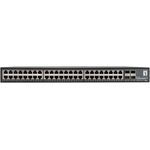 LevelOne GTU-5211 52-Port Unmanaged Gigabit Ethernet Switch, 48 x Gigabit RJ45, 4 x 10GbE SFP+