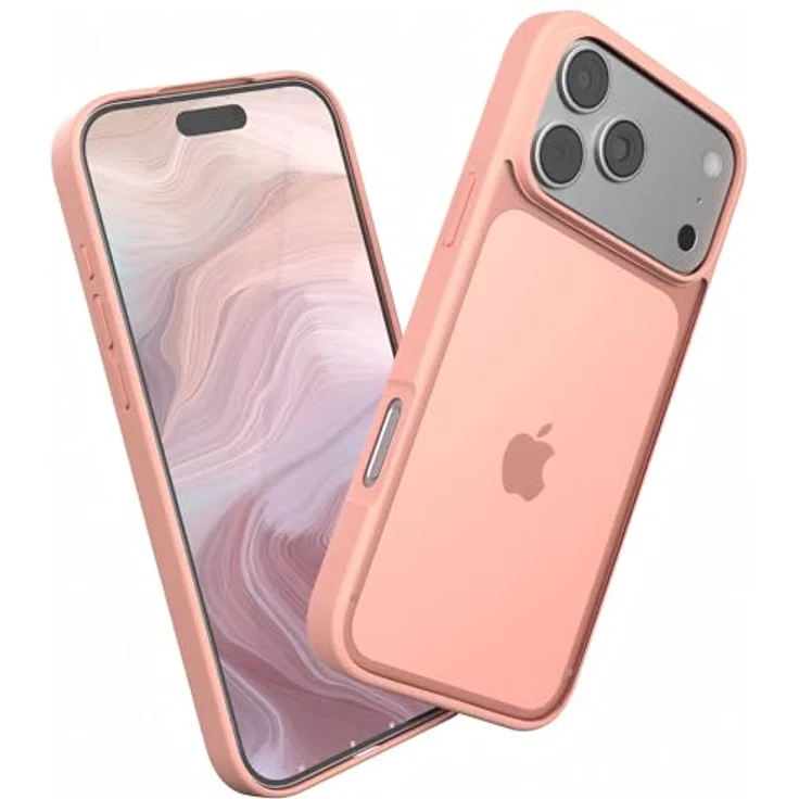 EAZY CASE Outdoor Hülle für iPhone 17 Pro Max, matte Schutzhülle mit Ultra Aufprallschutz, stoßfest und kratzfest, Kameraschutz, rosa – Bild 1