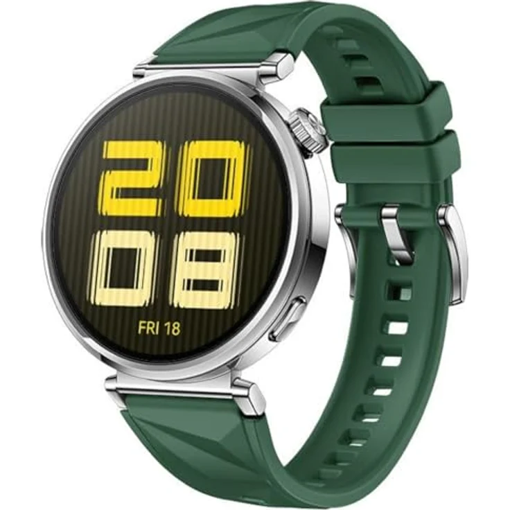 GIOPUEY Armband für Huawei Watch GT 6/GT 5 41mm/5 Pro 42mm, Weiches Silikon, Verschleißfest, Atmungsaktiv - army green – Bild 1