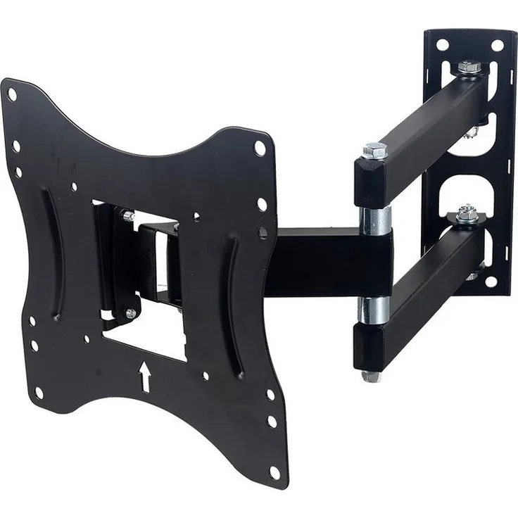 Cello Flex Duo TV-Wandhalterung, verstellbar mit Neige- und Schwenkfunktion für Fernseher 10–43 Zoll, abnehmbare TV-Platte, robust und flexibel