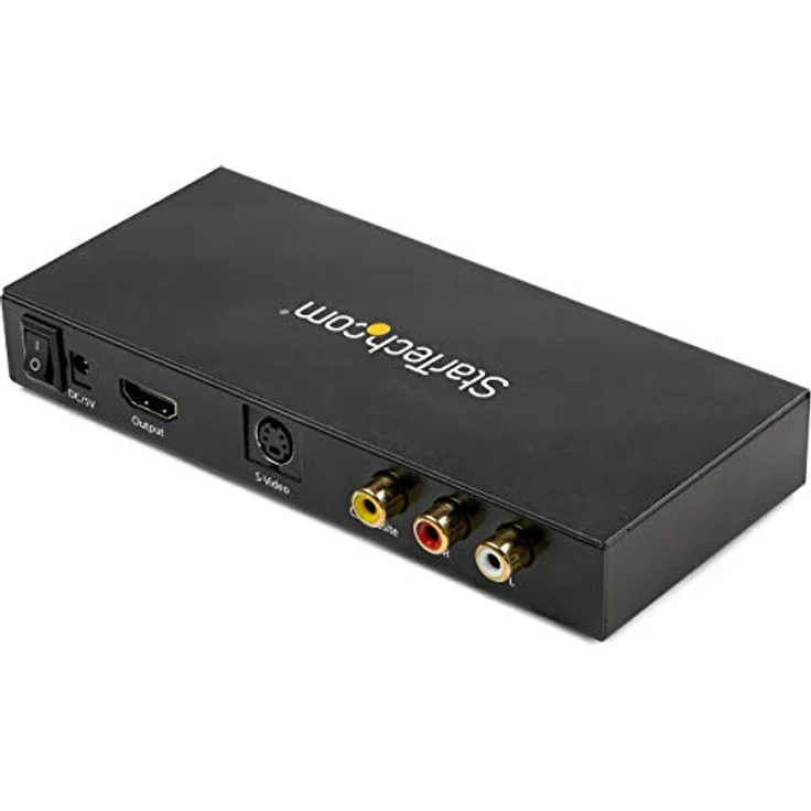 StarTech VID2HDCON2 S-Video oder Composite zu HDMI Konverter, 720p, NTSC & PAL, Plug-and-Play, für Mac & Windows – Bild 2