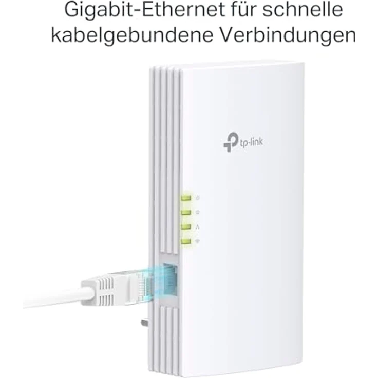 TP-Link AV1000 Gigabit Powerline WiFi 6 Set, 2x Adapter mit bis zu 1.000 Mbit/s Powerline und bis zu 1.500 Mbit/s WLAN AX, Plug & Play – Bild 5