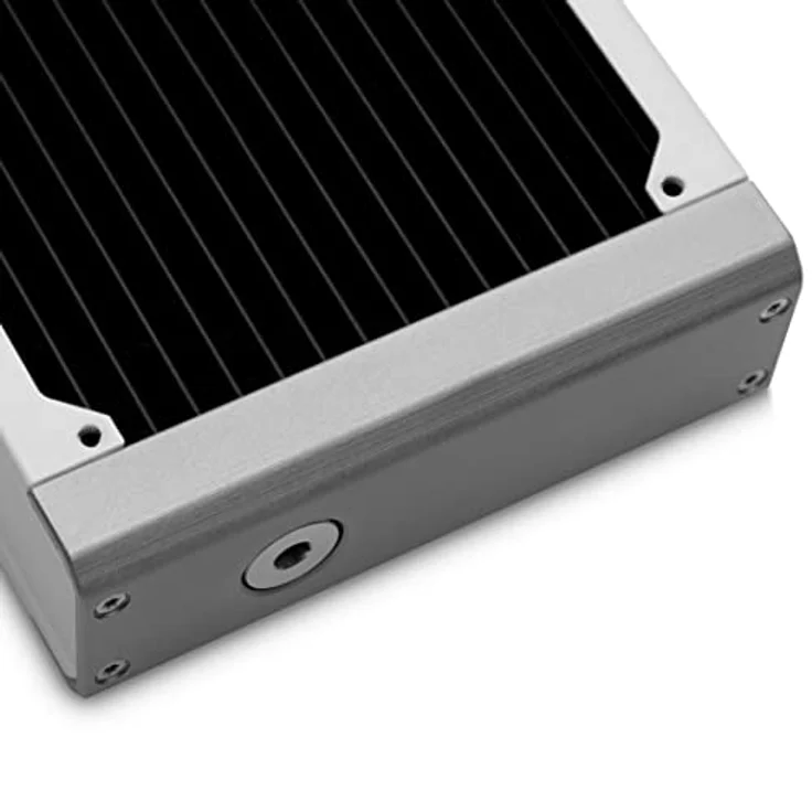 Odestar EK Water Blocks 3831109839133 Radiator für PC Wasserkühlung, 44 mm Dicke, G1/4-Zoll-Gewindeanschlüsse, 16 Kupferrohre – Bild 3
