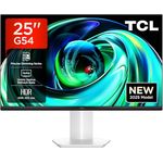 TCL 25G54, 25″ Mini-LED Gaming Monitor, Full-HD, 144Hz, IPS-Panel, 450 Nits, VESA Display HDR 400, 93% DCI-P3, Flimmerfrei & Low Blue Light, TÜV Rheinland-zertifiziert