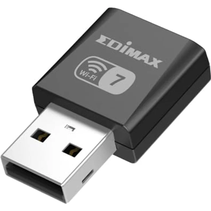 Edimax EW-7822UN7, Kleiner WLAN 7 Tri-Band USB-Adapter mit 6 GHz Band, WPA3-Verschlüsselung und MLO eMLSR-Modus – Bild 1