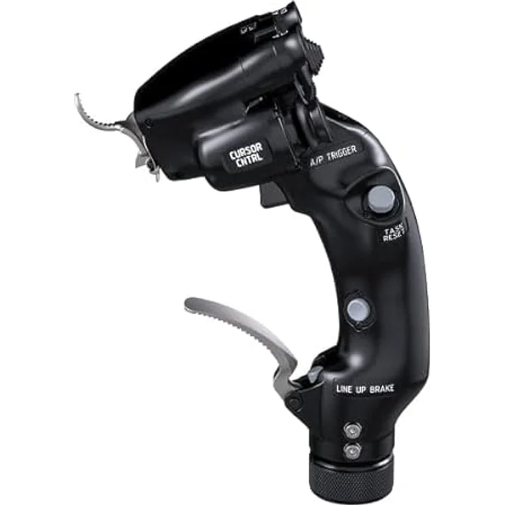 VIRPIL Controls FLNKR, Premium Flugsimulator Joystick aus Vollmetall mit 3-Triggereinheit und kontaktlosen Hall-Sensoren, für DCS World & X-Plane – Bild 2