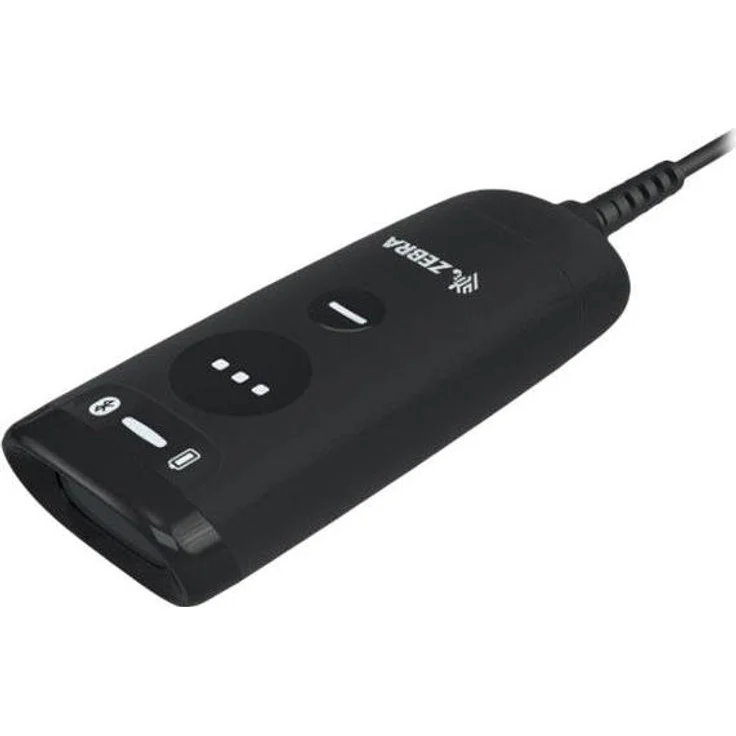 Zebra CS60, Tragbarer Barcode-Scanner für 1D- und 2D-Barcodes, kabellos und kabelgebunden, Schwarz