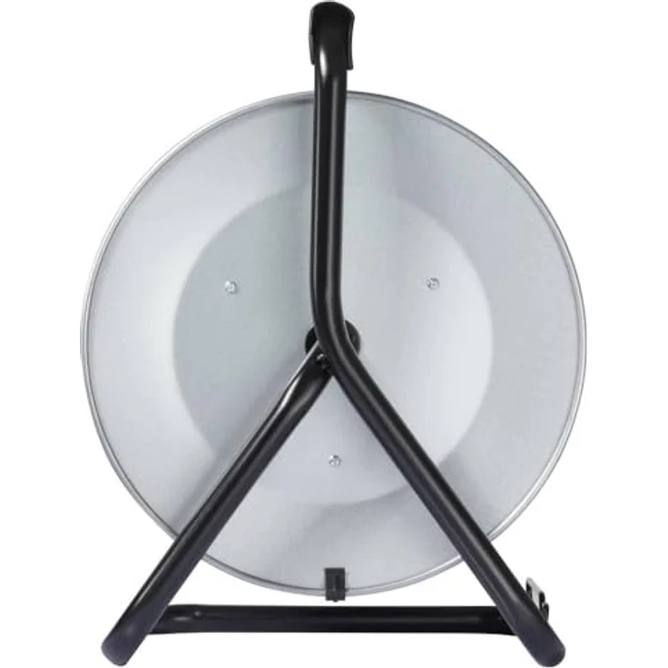 Sygonix SY-6746422 Leer-Kabeltrommel, Metall, 4 Schutzkontakt-Steckdosen, IP44 spritzwassergeschützt, für Kabel bis 50 m – Bild 3