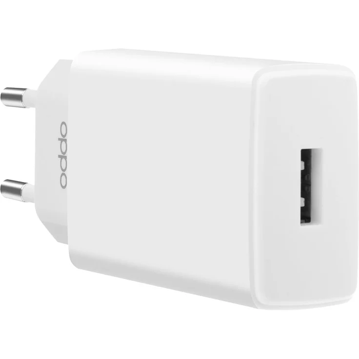 OPPO 10W 2A USB-A Ladegerät Kompakt, Schnellladegerät, Weiß