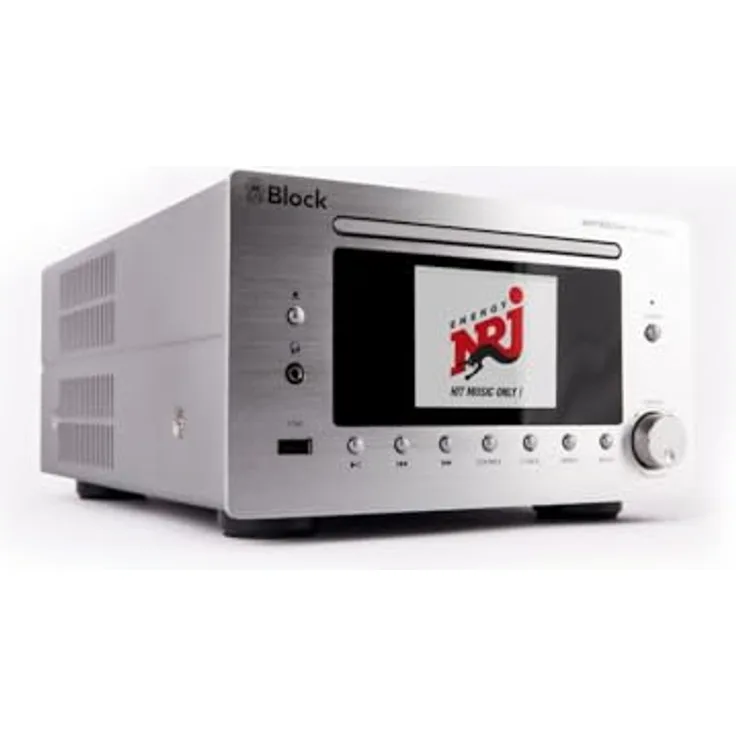 Block MHF-900 Solo CD-Internet-Receiver Mikroanlage (Farbe: diamantsilber)