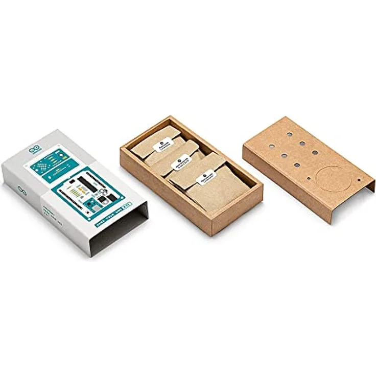 Arduino Make-your-UNO-Kit (AKX00037), Bausatz zum Selbstbau eines Arduino UNO und Synthesizers, inklusive Anleitung und Lernmaterialien