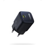 Baseus PicoGo 45W USB C Ladegerät, PD 3.0 PPS Schnellladegerät für iPhone 16/16 Pro Max/15-12, Galaxy S24 Ultra, iPad Pro/Air, kompakt und kühlend