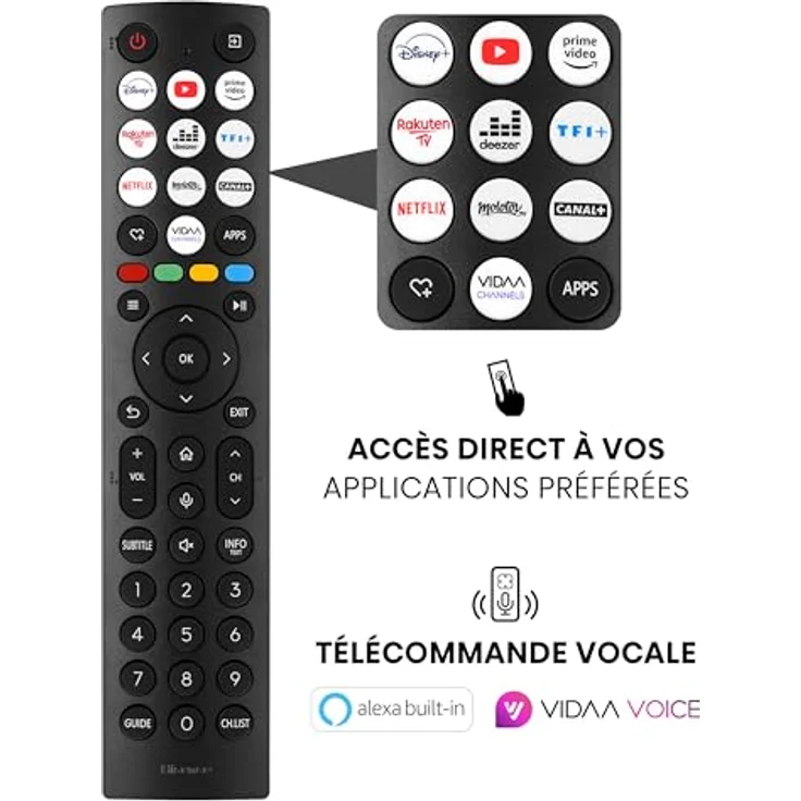 Hisense Smart TV 50 Zoll 50A6N 4K UHD, Dolby Vision, HDR, VIDAA mit YouTube, Netflix, Disney+, Canal + (Modell 2024) – Bild 5