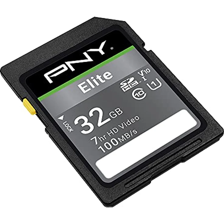 PNY Elite R100 SDHC 32GB, UHS-I U1, Class 10 (P-SD32GU1100EL-GE) – Bild 2