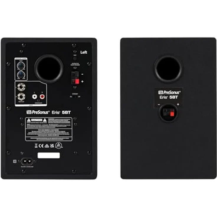 Presonus Eris 5BT Studio Monitor-Boxen 2nd Gen PC-Lautsprecher 2nd Gen (Bluetooth 5.0, 100 W, Ideal für Home-Studio - Musikhören - Gaming) - Schwarz – Bild 2