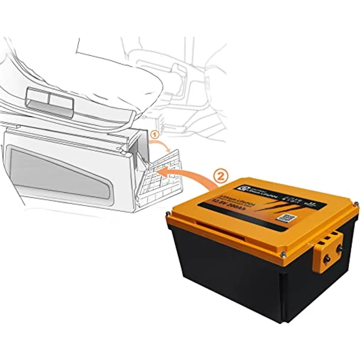 LIONTRON LiFePO4 Akku 12,8V 200Ah LX Arctic Untersitz BMS bis -30°C mit Bluetooth – Bild 2