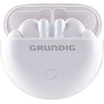 Grundig TWS Ohrstöpsel, kabellose Kopfhörer mit 3h Akkulaufzeit, Bluetooth 5.3, Weiss