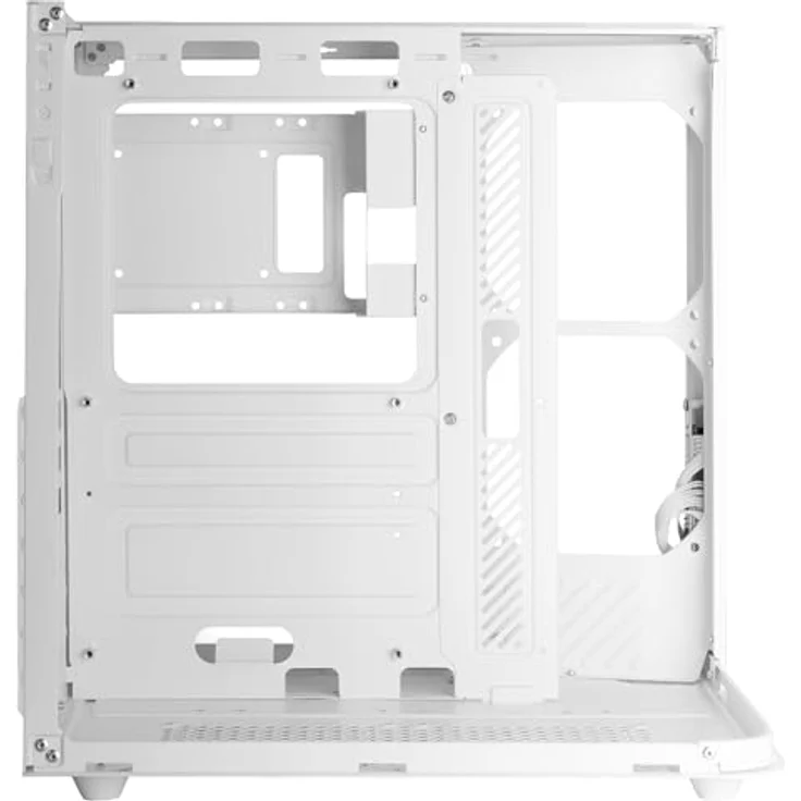 Mars Gaming MC INFINIOLITE ATX Gaming-Gehäuse, Doppelkammer mit gehärtetem Glas, weiß, für optimierte Kühlung und leistungsstarke Hardware – Bild 9