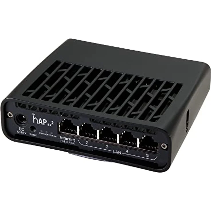 MikroTik hAP ax² C52iG-5HaxD2HaxD-TC - Dual-Band WLAN Router mit 802.11ax, 1200 Mbit/s (5 GHz), 574 Mbit/s (2.4 GHz), 5 Ethernet LAN Ports - Preisvergleich – Bild 4