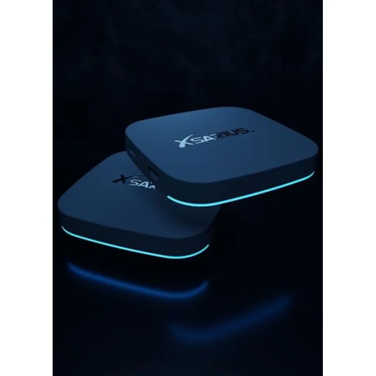 Xsarius Avant 3+ Ultra Black 4K Android 11 TV Box, Gigabit LAN, Bluetooth 5.2, WLAN WiFi 6, 2in1 Bluetooth Fernbedienung, LIVETV App, H.265, HDR10+, 4GB, 32GB, SD-Karten-Slot + HM-SAT HDMI Kabel – Bild 4