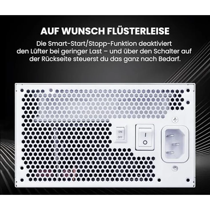 Lian Li SX1200P Netzteil, 1.200 W Weiß, 80 Plus Platinum, vollmodular, ATX 3.1, PCIe 5.1, leise und stabil für High-End-Gaming – Bild 5