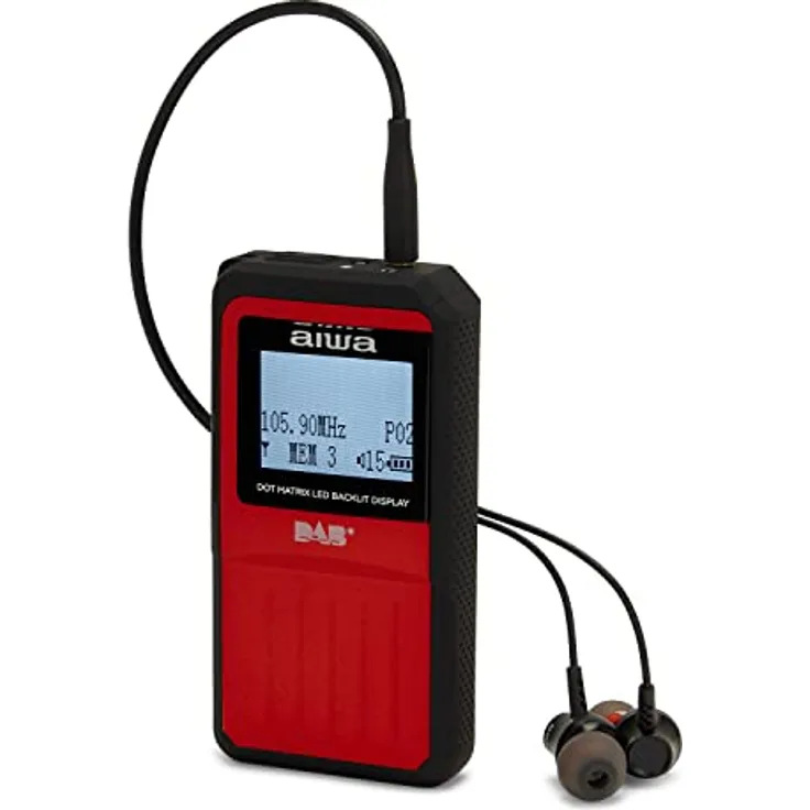 AIWA RD-20DAB/RD Taschenradio Rot