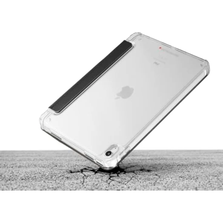 Hama Tablet-Hülle Extreme Protect für Apple iPad 11“ 2025/iPad 10.9" 2022, kratzfest, stoßfester Schutzrahmen, Tablet-Ständer, inkl. Stifthalter, durchsichtig/schwarz – Bild 3