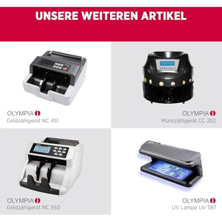 OLYMPIA Geldscheinprüfgerät Wasserzeichentest 9 Watt UV UV586 – Bild 9
