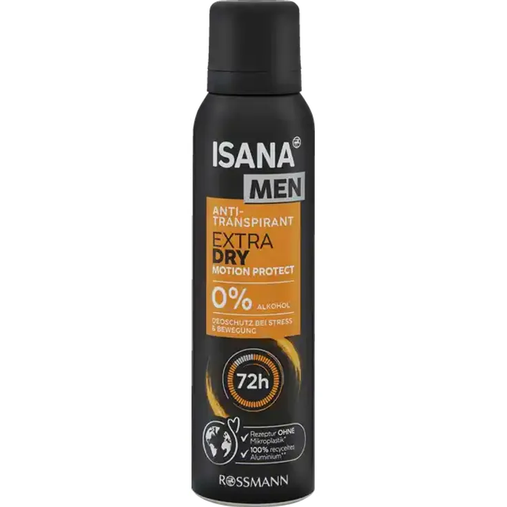 Isana Men Anti-Transpirant Motion Protect 48h, 6x150 ml