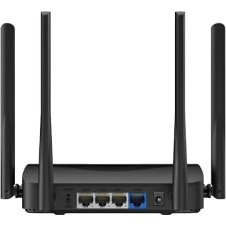 Mercusys MR25BE, Wi-Fi 7 Router mit 3570 Mbps, Dual-Band, 4 × Gigabit-Ports, VPN, MLO, 160 MHz-Kanal, schwarz – Bild 3
