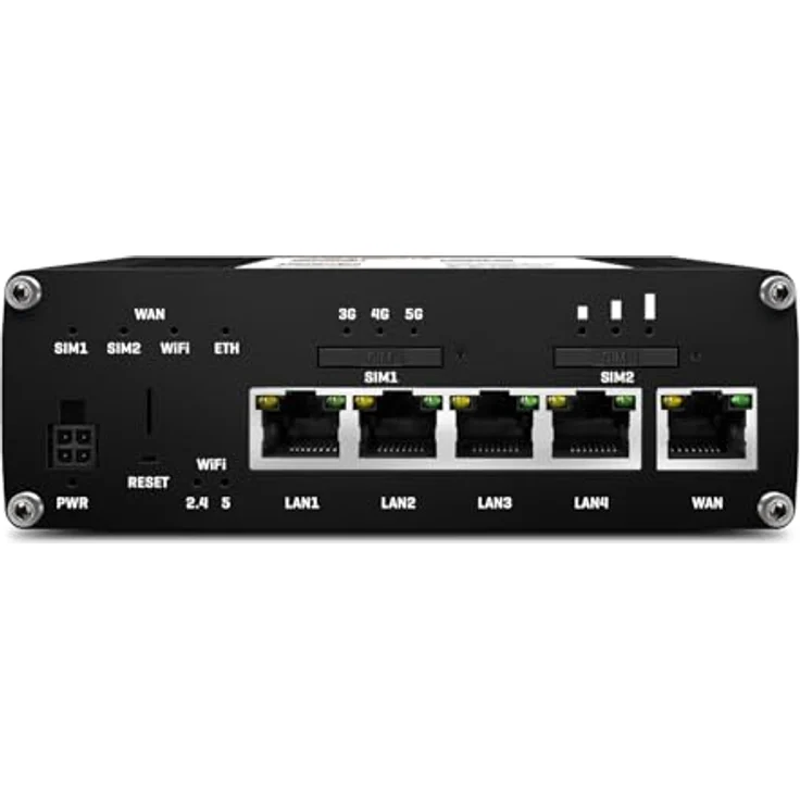 Selfsat MWR 5540 5G Cat 12 WLAN Router bis 2,6 Gbps, inkl. SHARK 5G Mobilfunkantenne, IP69K, Dualband 2.4 GHz / 5 GHz – Bild 6