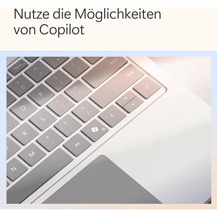 Microsoft Surface Laptop | Copilot+ PC | 13.8” Touchscreen | Snapdragon® X Elite (12 Kerne) | 16GB RAM | 512GB SSD | 7. Edition | Platin – Bild 5