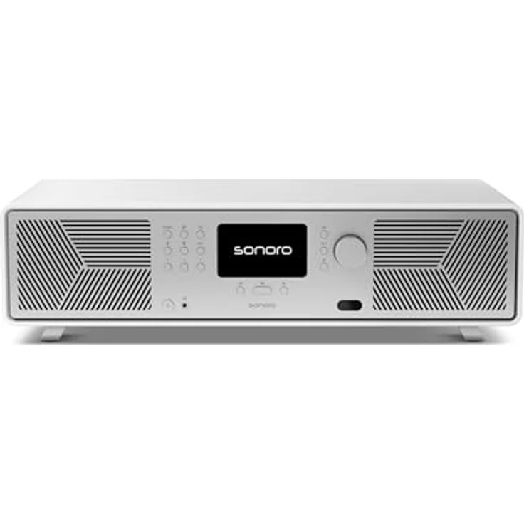 Sonoro Avaton, DAB+ Internetradio mit FM, WLAN, Bluetooth und Chromecast, Radio in Weiss – Bild 2