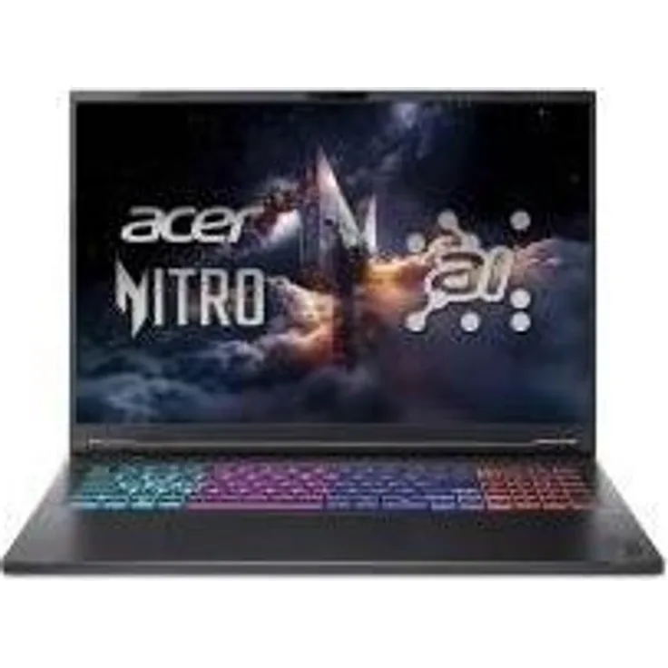 Acer Nitro 18 AI AN18-61-R10V, 18" Gaming Notebook mit AMD Ryzen AI 7 350, 16 GB RAM, 1 TB SSD und RTX 5070, Schwarz