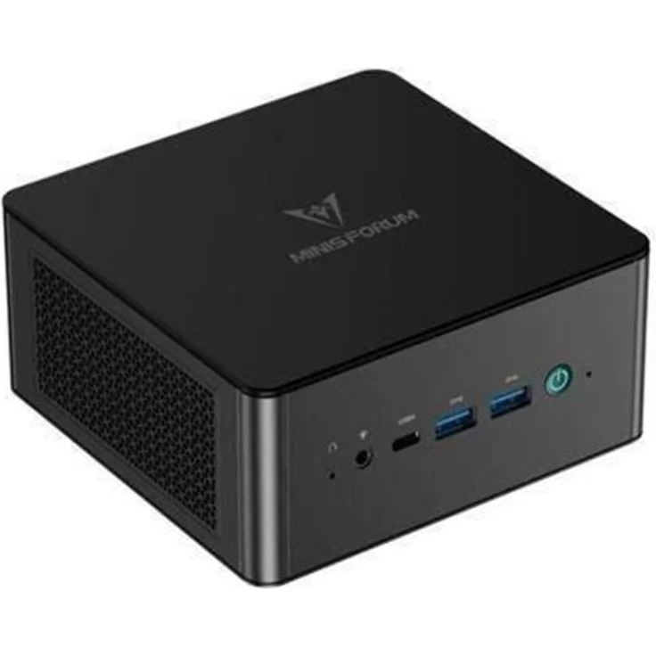 Minisforum UM890 Pro, Mini-PC mit AMD Ryzen 9 8945HS, 16GB RAM, 512GB SSD, Windows 11 Pro, Wi-Fi 6E, 2.5G LAN